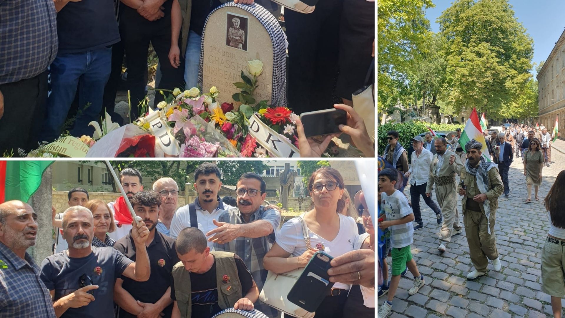 Evdirehman Qasimlo li ser gora wî birêzdarî bibîrhat