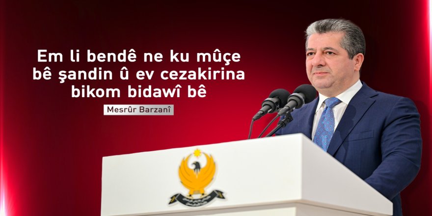 Mesrûr Barzanî: Em amade nînin dest ji mafên xwe yên destûrî berdin
