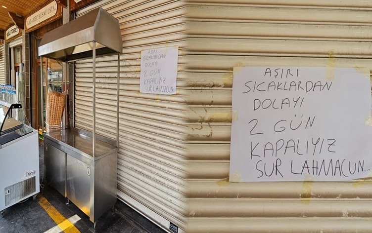 Esnafên Amedê ji ber germahiyê dikanên xwe girtin