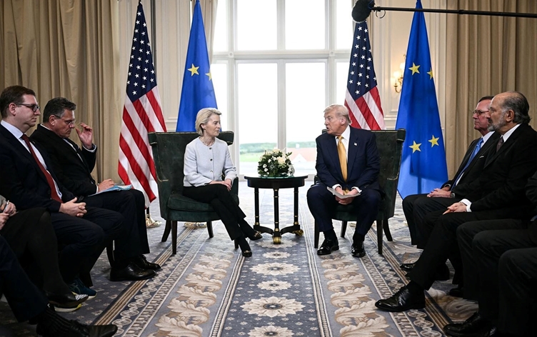 Trump û Von der Leyenê li hev kir: Ev di dîroka Amerîkayê de peymana herî mezin e