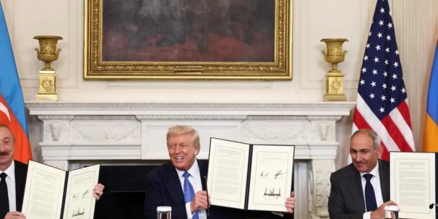 Ermenistan û Azerbeycanê bi navbeynkariya Trump peymaneke aştiyê îmze kir