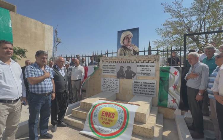 EFRÎN - Gora Dr. Nûrî Dêrsimî û hevjîna wî hat nûjenkirin