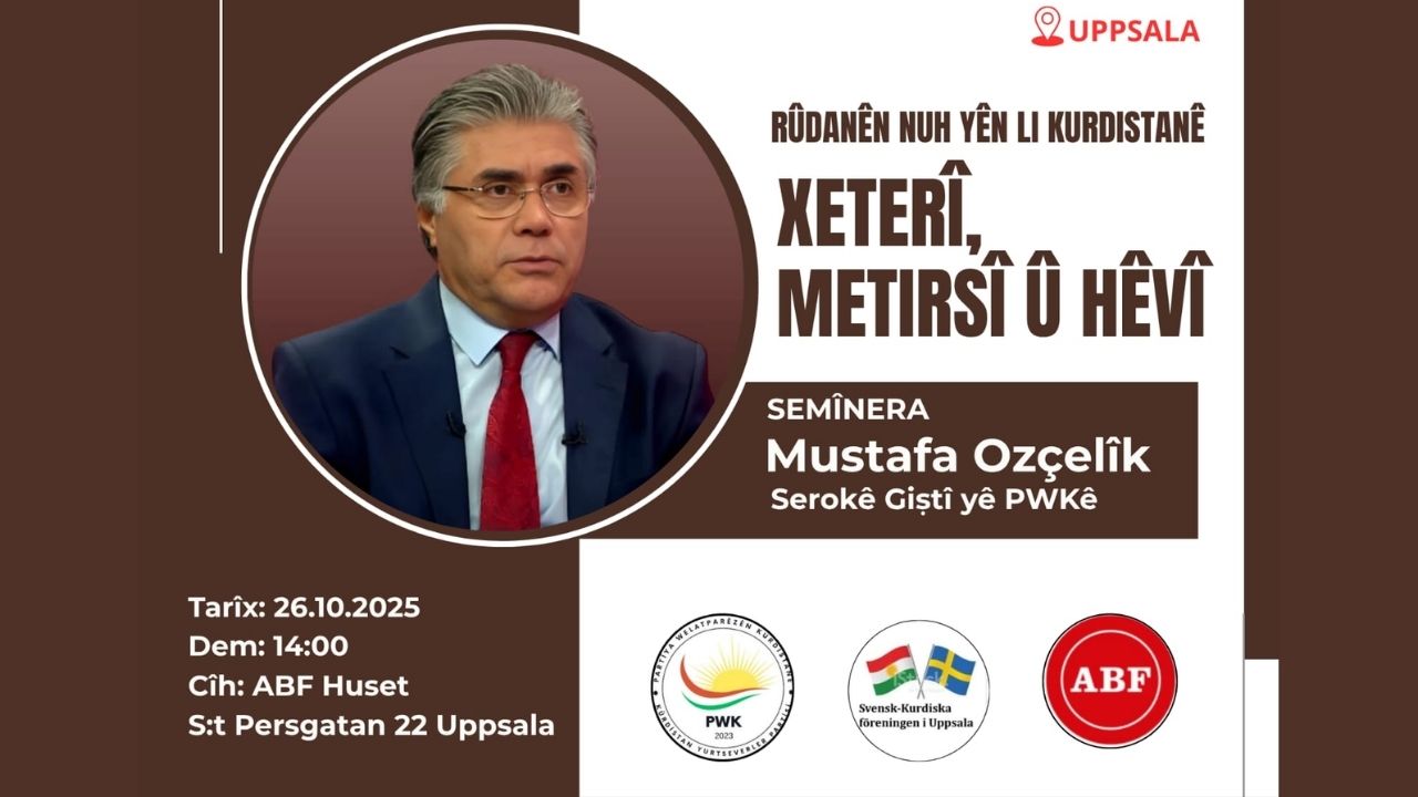 Li Swêdê, li bajarê Uppsalayê semînera Serokê PWKyê Mustafa Ozçelîk