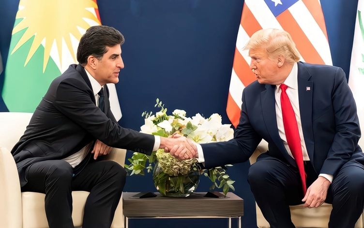 Trump ji Nêçîrvan Barzanî re nameyek şand: ‘Spas ji bo piştgiriya te’