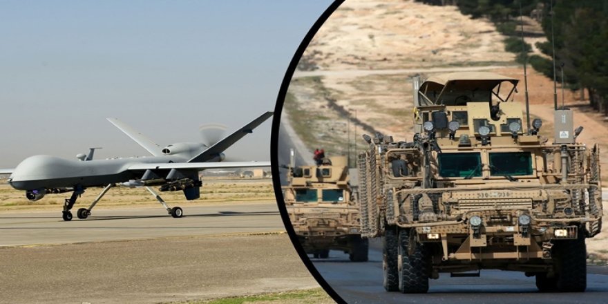 Amerîkayê leşker, çek û dron şandin Rojavayê Kurdistanê