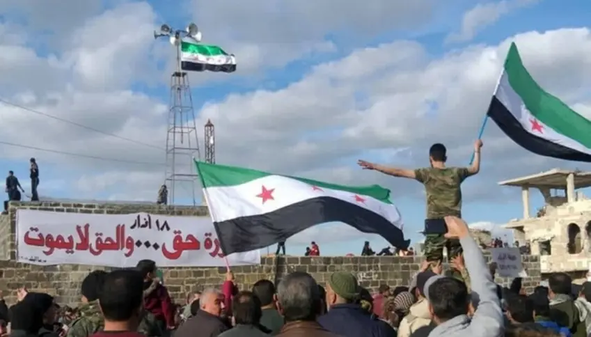 Hemwelatiyên Sûriyê li dijî Iraqê xwepêşandan kirin