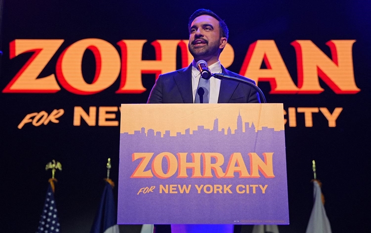 Zohran Mamdani bû yekem şaredarê Misilman ê New Yorkê