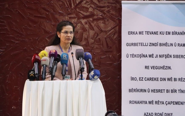 Îlham Ehmed: Pêvajoya çareseriyê derbasî Washingtonê dibe