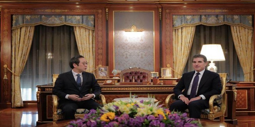 Nêçîrvan Barzanî û Balyozê Koreya Başûr li hev civiyan