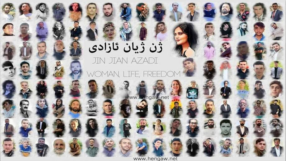 Yadê Şehîdên tevgêra Jin, Jiyan, Azadiyê li Rojhilatê Kurdistanê bilind tê ragirtin