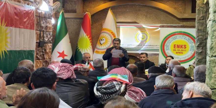 Li Efrînê ENKS û PDK-Sê Roja Alaya Kurdistanê bi çalakiyekê pîroz kirin