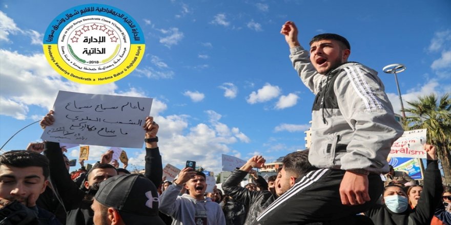 Rêveberiya Xweser li ser xwenîşandanên Sûriyeyê daxuyanî da