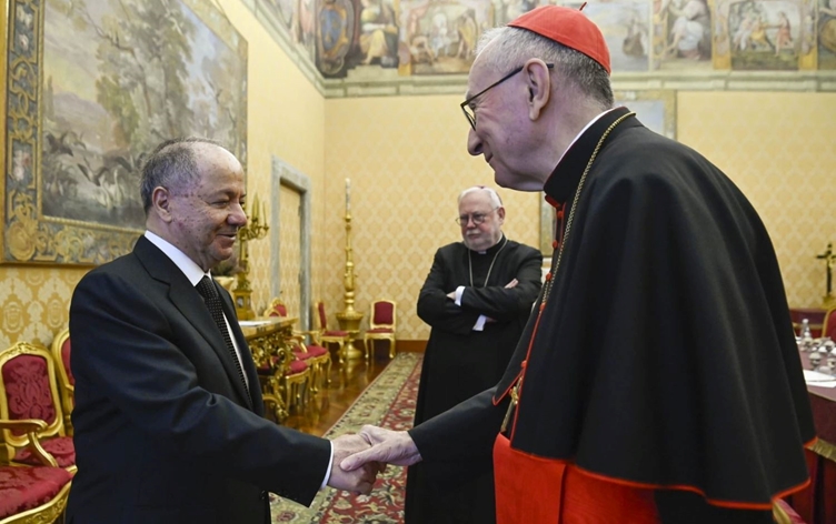 Serokwezîrê Vatîkanê û Serok Barzanî li hev civiyan