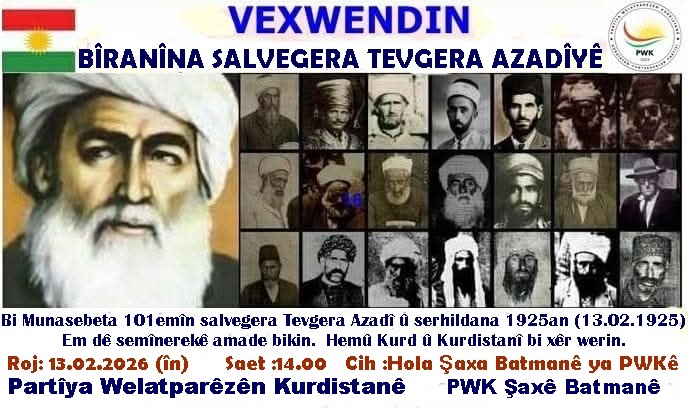 Li Batmanê Semînera 101emîn Salvegera Tevgera Azadî û Şêx Seîd