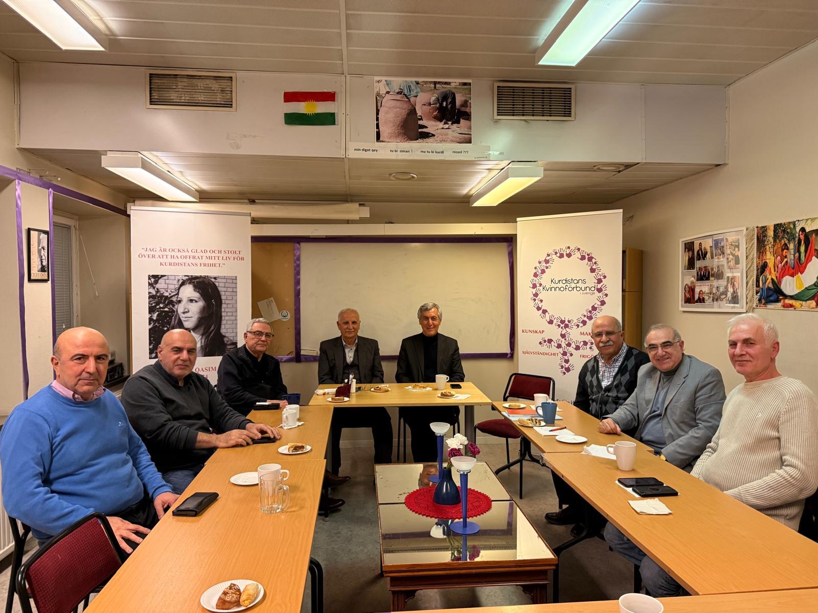 Heyeta PWKyê li Stockholmê bi heyeta PSKyê re civîya