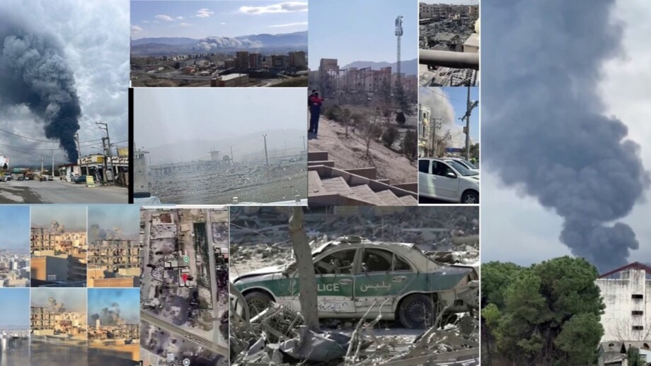 Êrîşên esmaniyên Îsraîl û Amerîka bo ser binke û cebilxaneyên rêjîmê bi tundî berdewam in