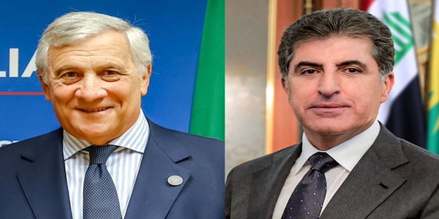 Antonio Tajani: Em dê bi her awayî piştgiriya Herêma Kurdistanê bikin