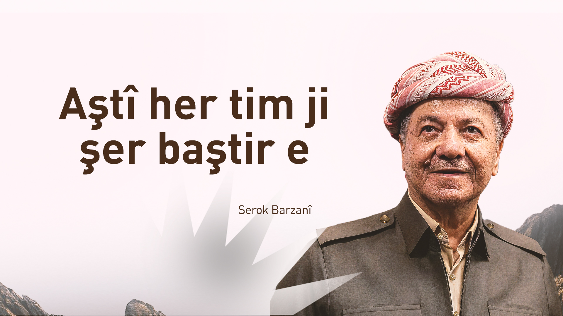 Serok Barzanî: Em hêvî dikin ev agirbest bibe destpêka aştiyeke mayînde