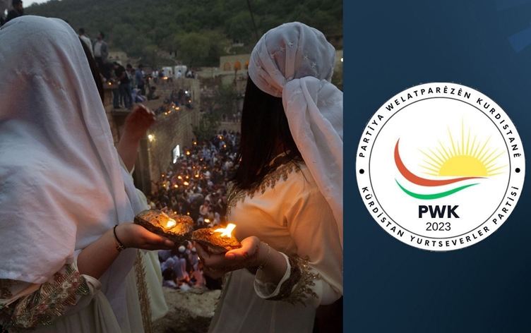 PWK: Ma Roşanê Çarşemeyê Sûrî yê way û birayanê xo yê kurdanê êzdîyan pîroz kenê