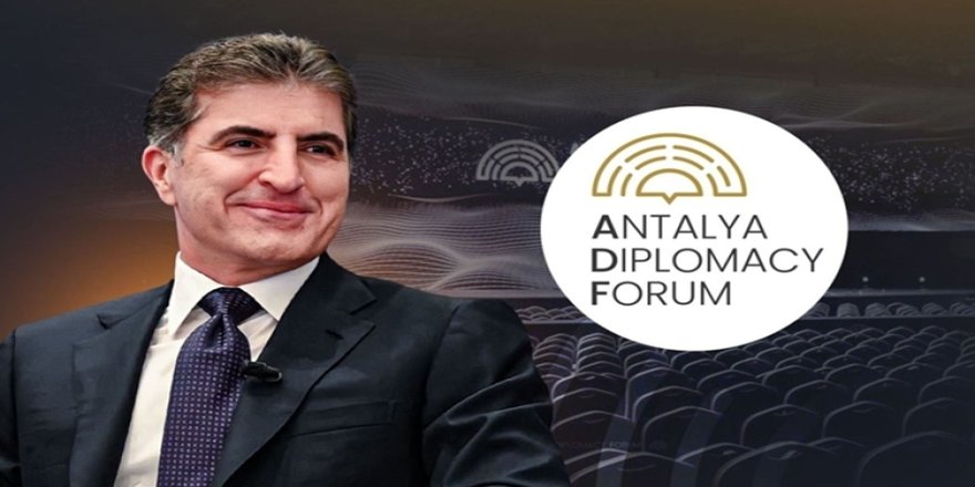 Nêçîrvan Barzanî ji bo Foruma Dîplomasiyê gihîşt Antalyayê