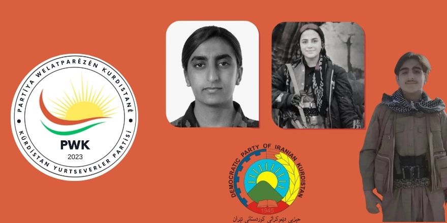 PWK: Di encama êrîşên Dewleta Îranê de sê şehîd û çend birîndarên Partîya Demokrat a Kurdistanê ya Îranê hene