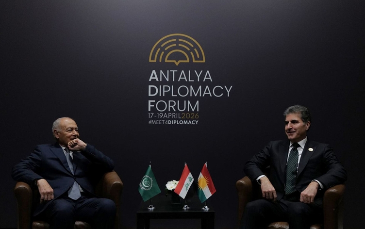 Nêçîrvan Barzanî û Ehmed Ebûlxeyt civiyan