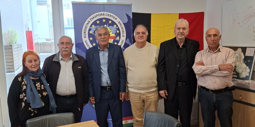 Berpirsên PWKyê li Belçîkayê bi ENKS, Enstituya Kurdî ya Brukselê û Revenda Kurdistanî re hevdîtin pêkanîn