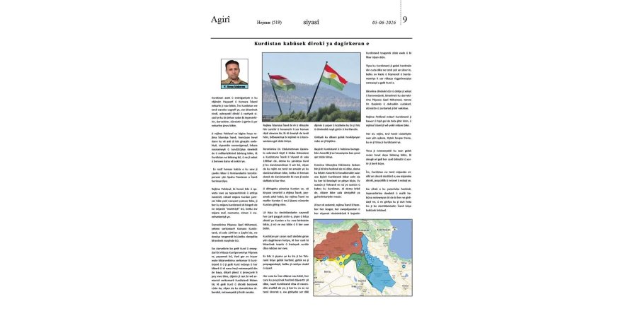 Kurdistan kabûseke dîrokî ya dagirkeran e