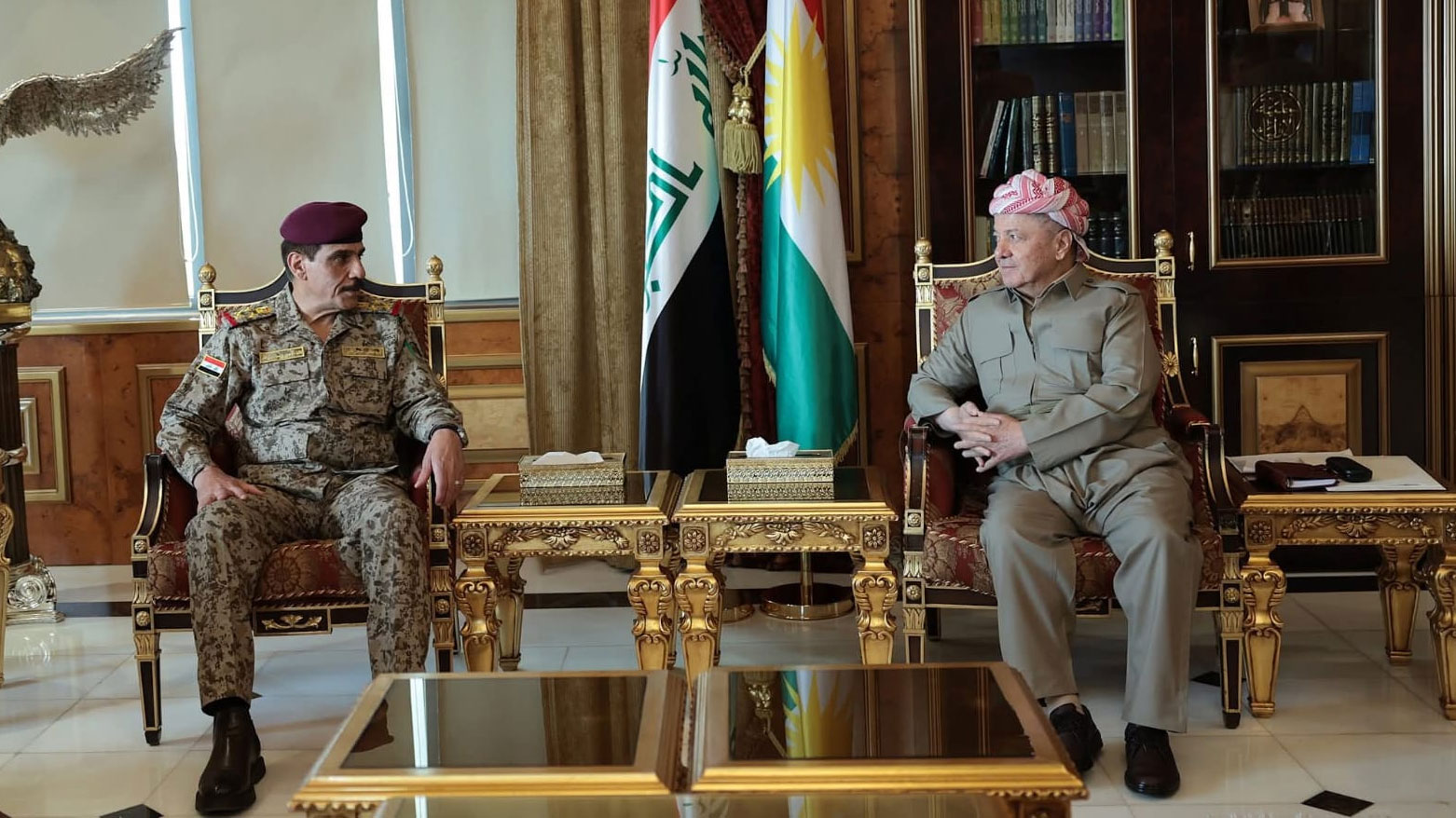 Serok Barzanî û Serdarê Artêşa Îraqê hevahengiya serbazî tekez dikin