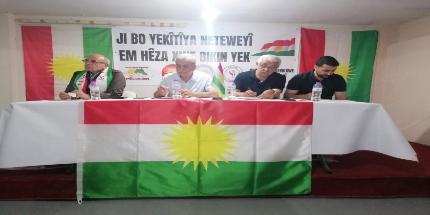 PÊLKURD, PSK, PWK, VEJÎN Û KESAYETÎYÊN SERBIXWE LI ÎZMÎRÊ KONFERANSEK LI DAR XISTIN