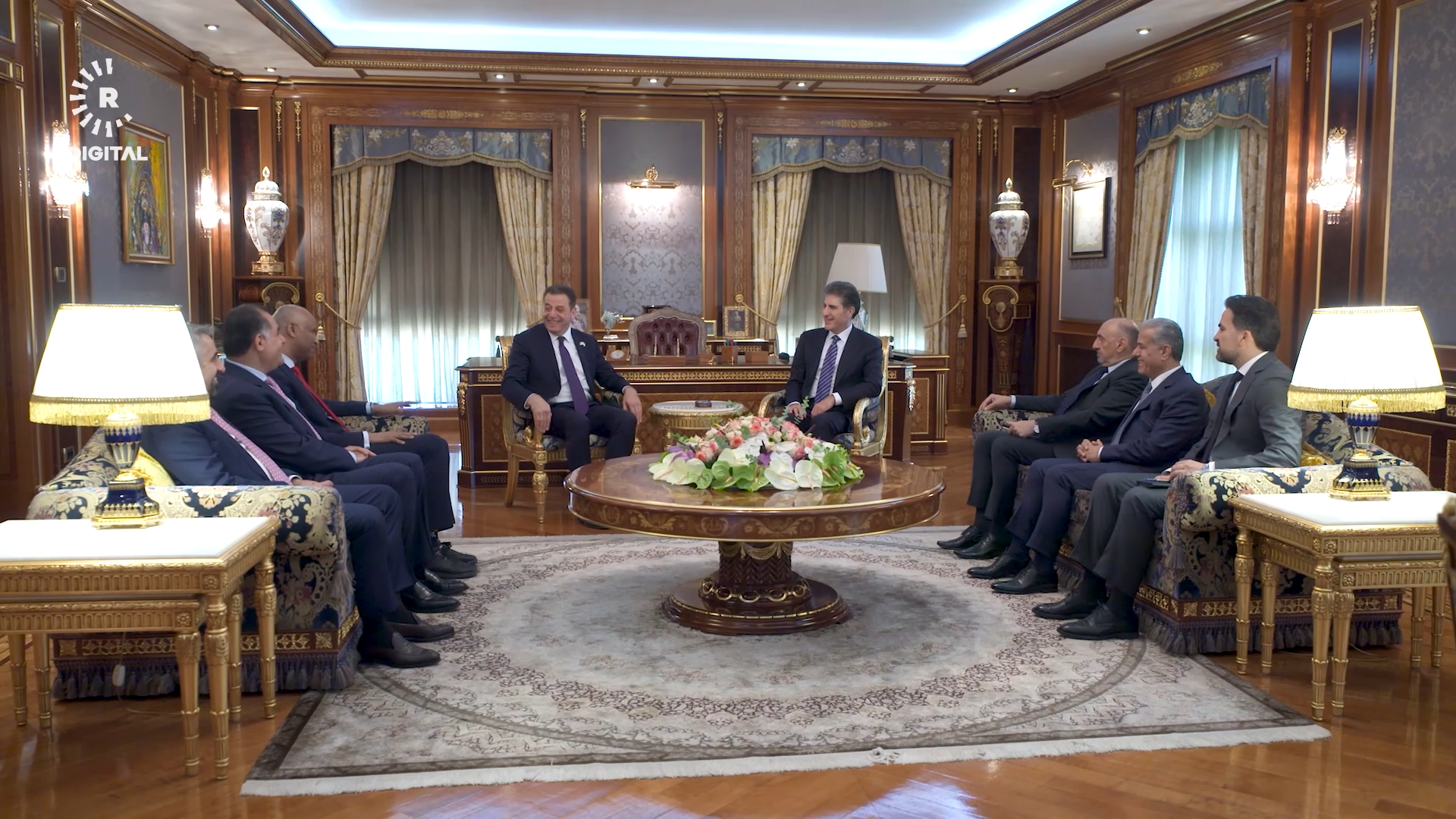 Nêçîrvan Barzanî Koma Dostaniya Kanadayî-Kurdî qebûl kir