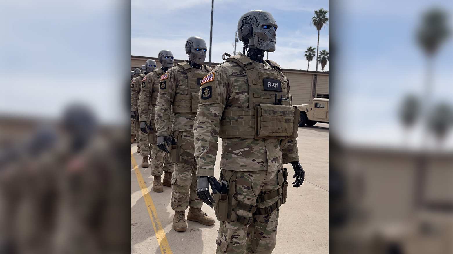 Amerîka artêşeke robotan ava dike