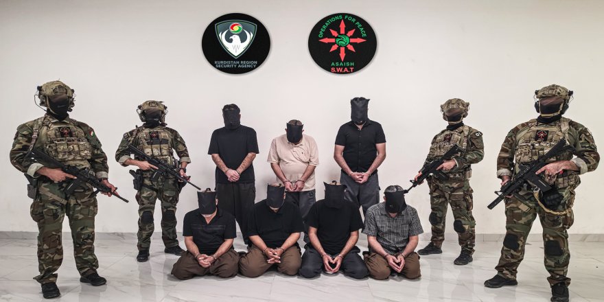 Dezgeha Asayîşê ya Herêma Kurdistanê 7 terorîstên DAIŞê girtin