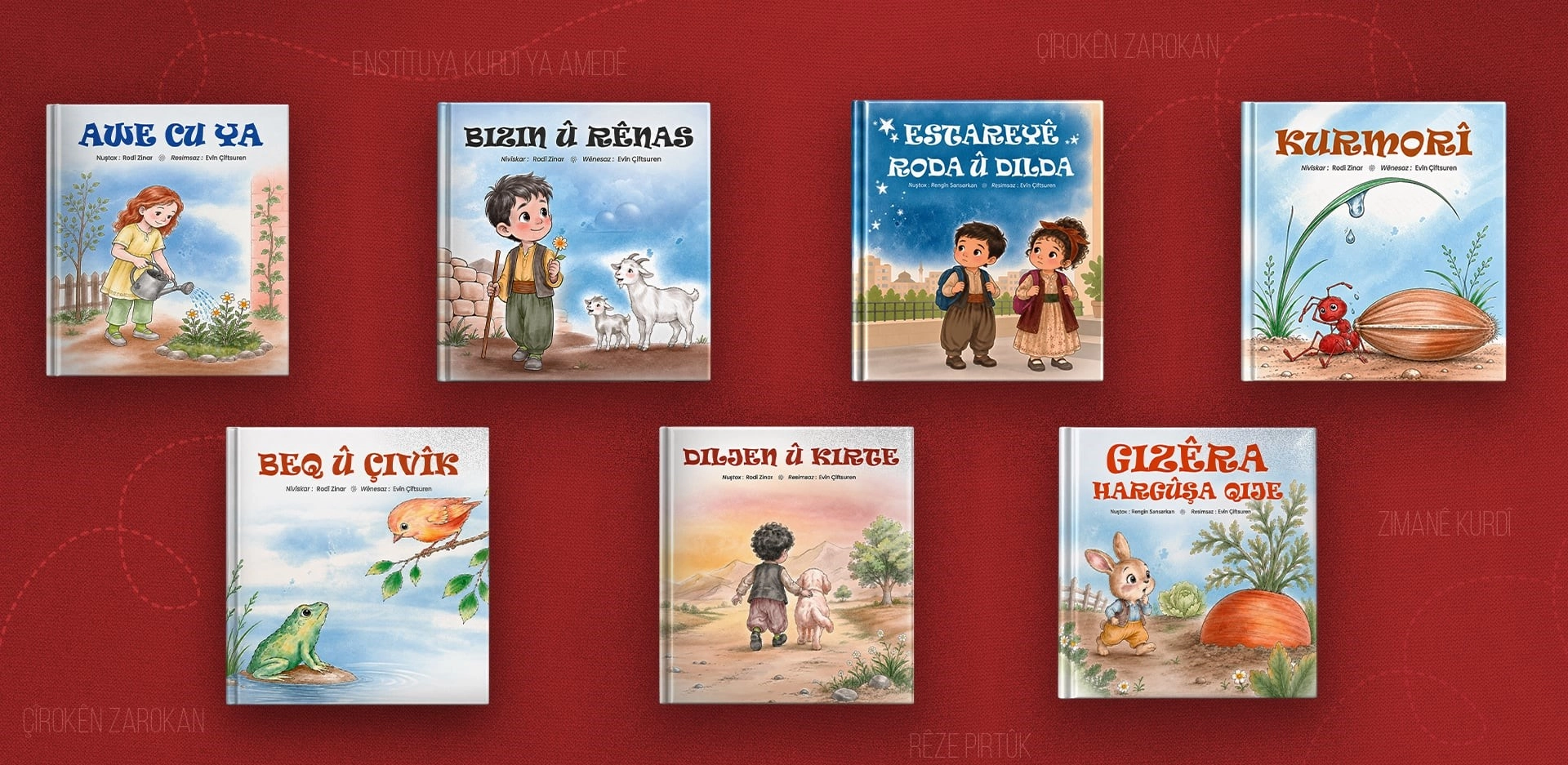 Enstîtuya Kurdî ya Amedê ji bo zarokan 20 pirtûkên nû çap kirin