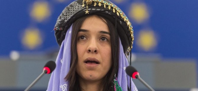 Xelata Aştiyê ya Nobelê Kurda Êzîdî Nadia Murad wergirt
