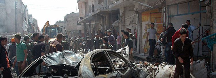 Li Hesekê teqîneka xwekujî...kuştî û birîndar gelek in