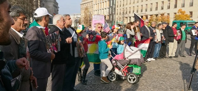 Li Berlînê ji Civata Kurd xwepêşandanek