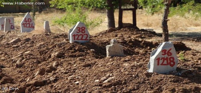 Silopî: Meyîtên 56 kesan li goristana bêkesan hatin weşartin