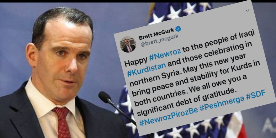 McGurk Newroz pîroz kir: Em hemû deyndarê gelê kurd in