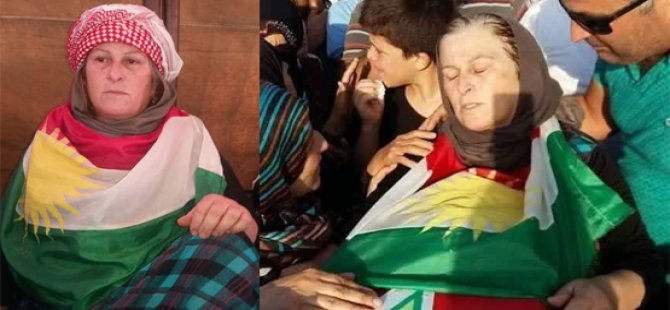 PYD nehişt ku termê kurê xwe yê şehîd bi ala Kurdistanê veşêre