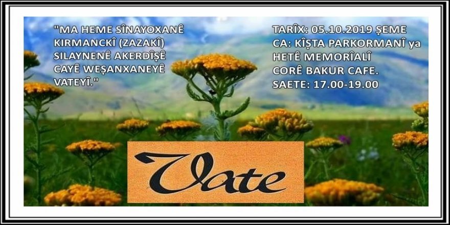 Cayê 'Vate'yî Amed de abeno