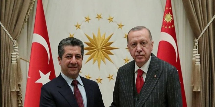 Mesrûr Barzanî û Erdogan civîyan