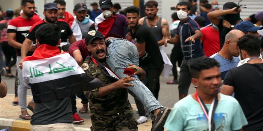 NY: Protestoyanê Iraqî de 424 kesî amê kiştene