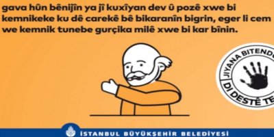 Şaredarîya Stenbolê ji bo Covid-19ê anîmasyoneke bi kurdî amade kirîye