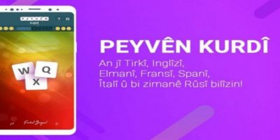 Lîstika 'Peyvên Kurdî' bi zaravayê Kurmancî û bi tîpên latînî.
