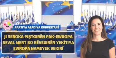Ji Seroka Piştgirên PAK-Ewropa Seval Mert bo Rêvebirên Yekîtiya Ewropa nameyek vekirî
