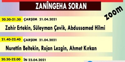 Seîd Veroj/ Bi Rêya Online Zoomê Tevlî “Semposyûma Navneteweyî ya Rojnamegerîya Kurdî” Bûm