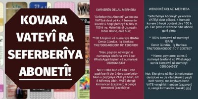 Seferberîya Aboneyî ya Kovara Vateyî dest pêkerde