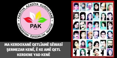 PAK: Ma kerdoxanê qetlîamê Sêwasî şermezar kenê, ê ke amê qetl kerdene yad kenê