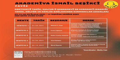 Muracatê Akademîya Îsmaîl Beşîkcî ya Payîzî (Kirmanckî/Zazakî) dest pêkerd